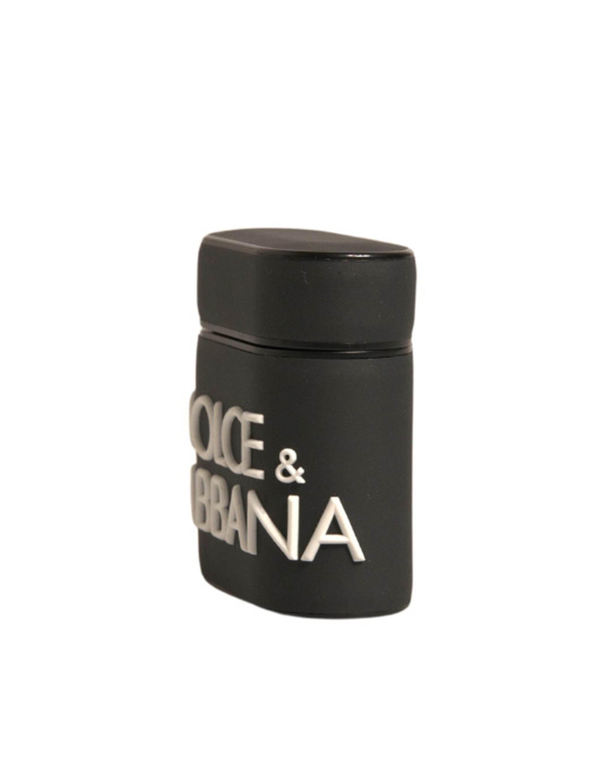Dolce & Gabbana Black White Silicone Embossed Logo Airpods Case - Hilstor