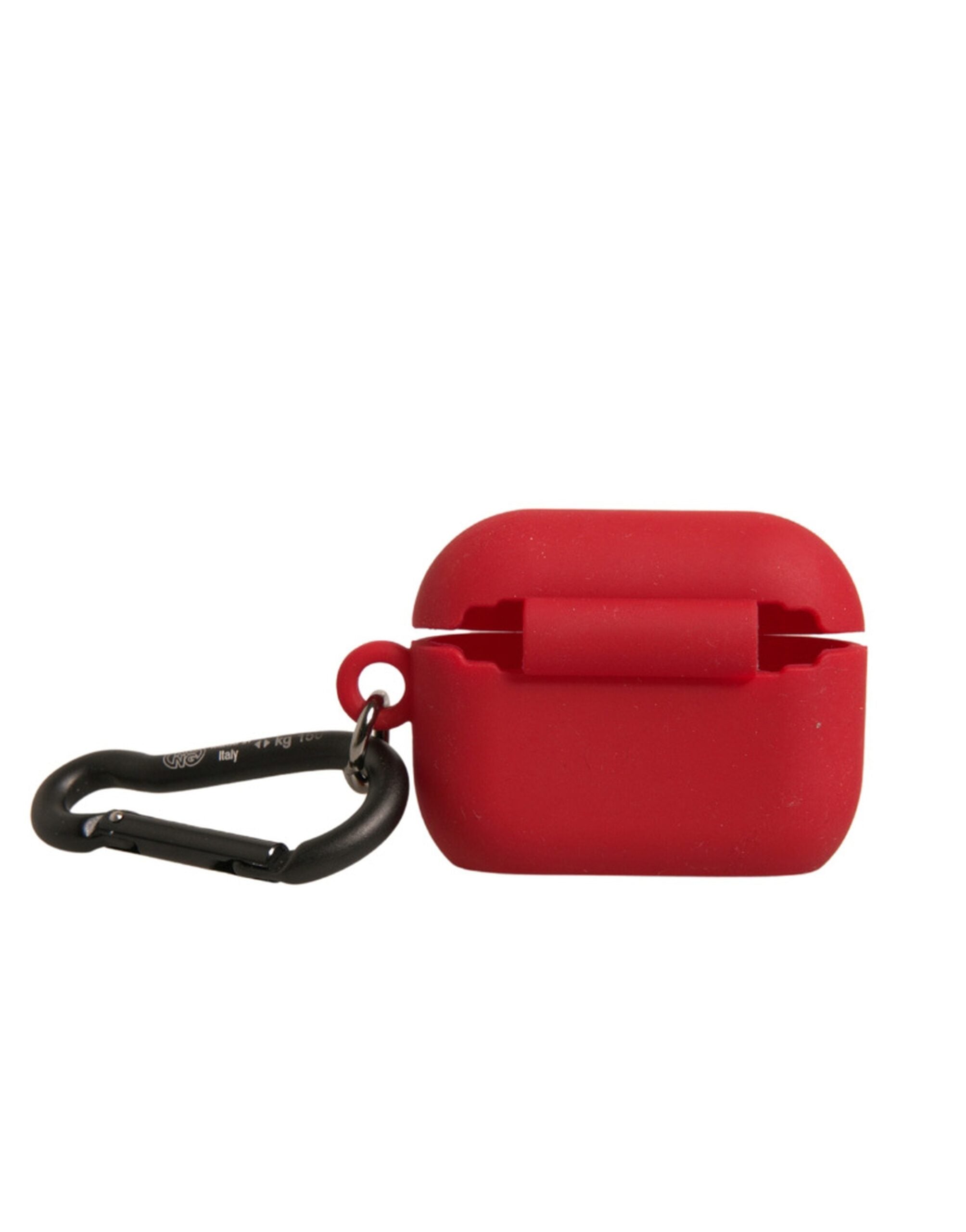 Dolce &amp; Gabbana Red Silikone Rubber Logo Præget Airpods etui