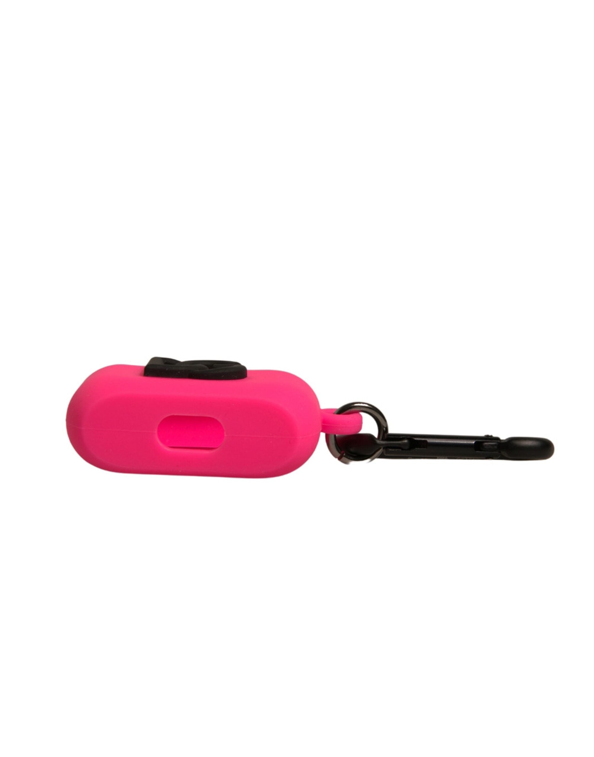 Dolce &amp; Gabbana Pink Silikone Rubber Logo Præget Airpods etui