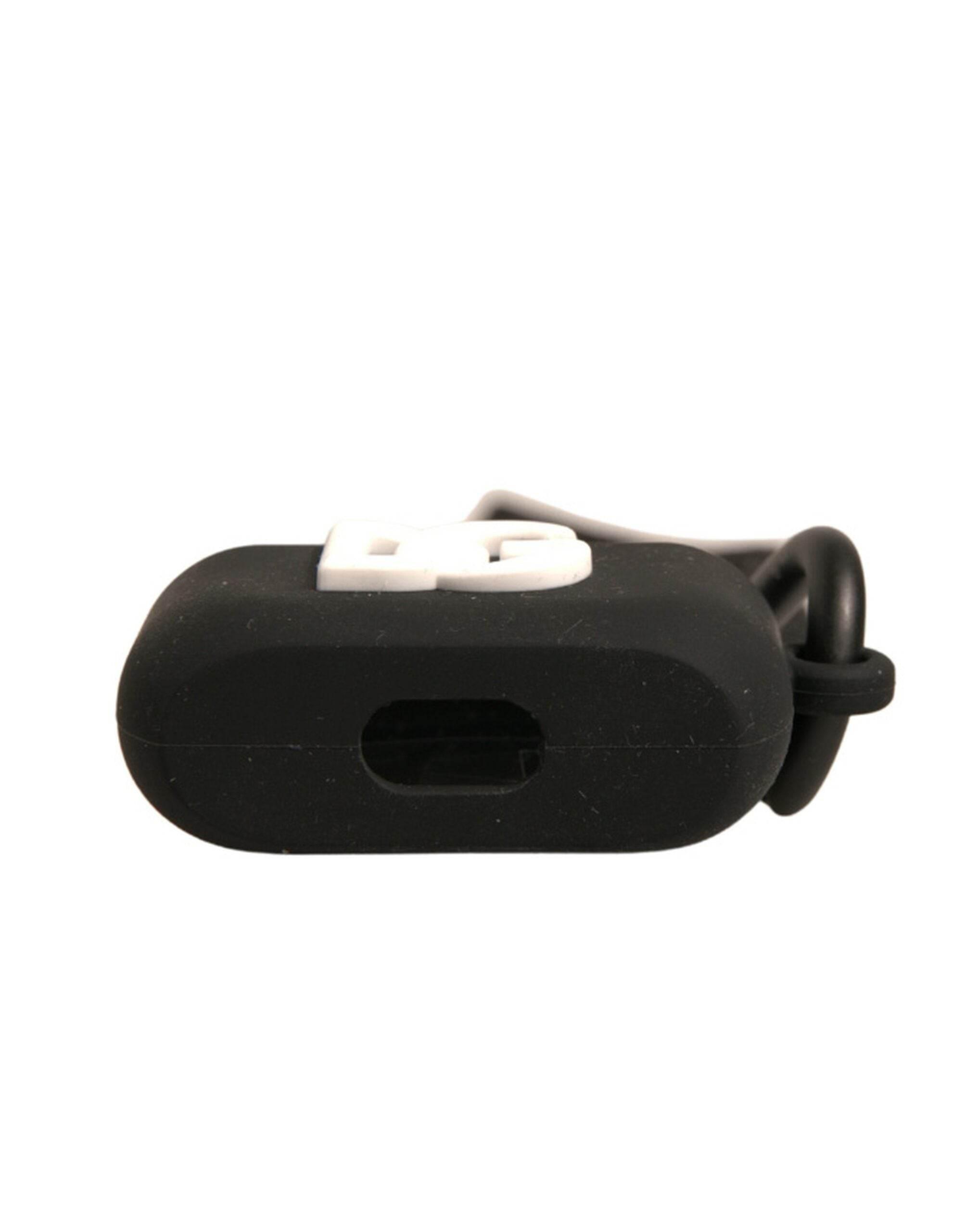 Dolce & Gabbana Black Silicone Rubber Logo Embossed Airpods Case - Hilstor