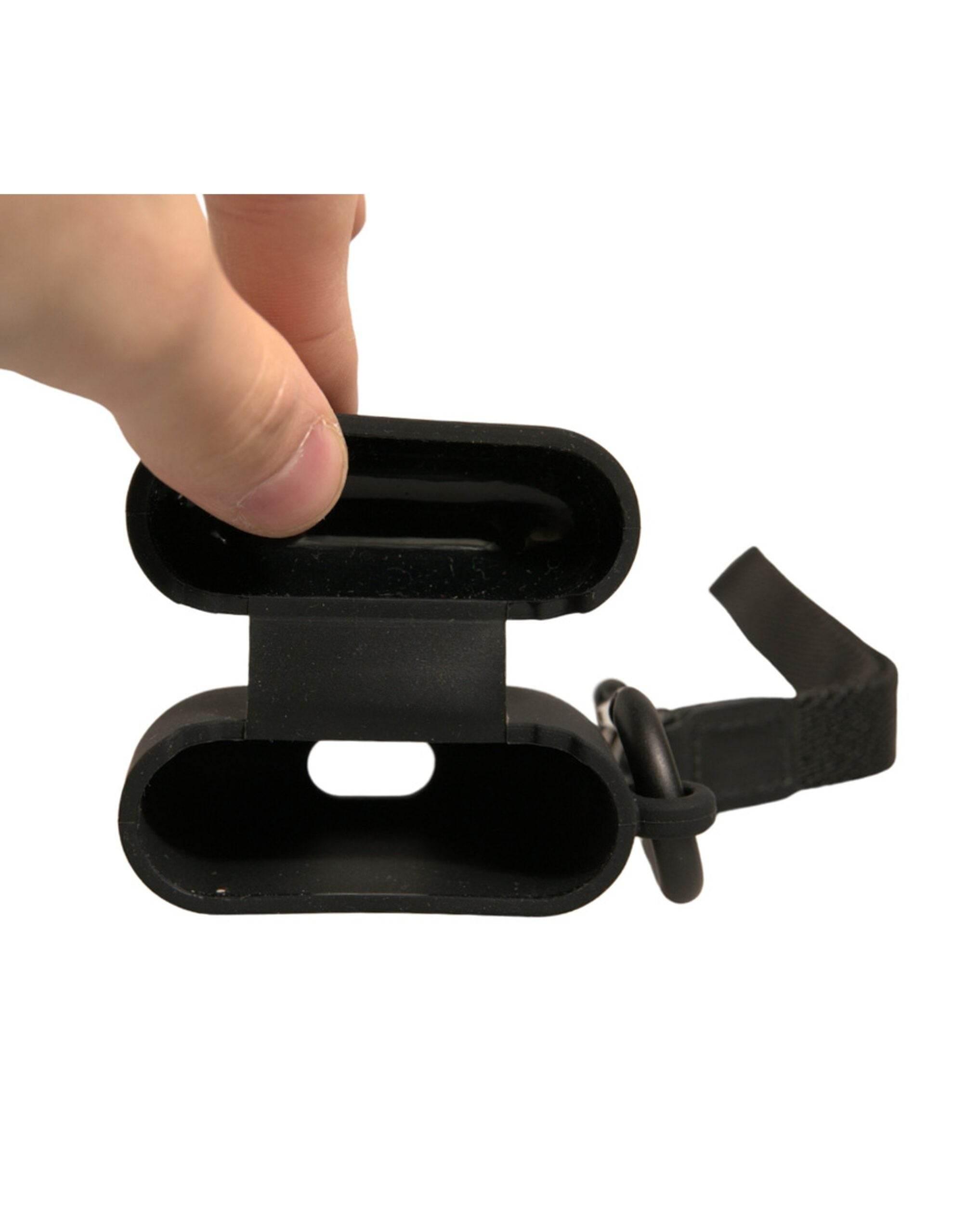 Dolce & Gabbana Black Silicone Rubber Logo Embossed Airpods Case - Hilstor