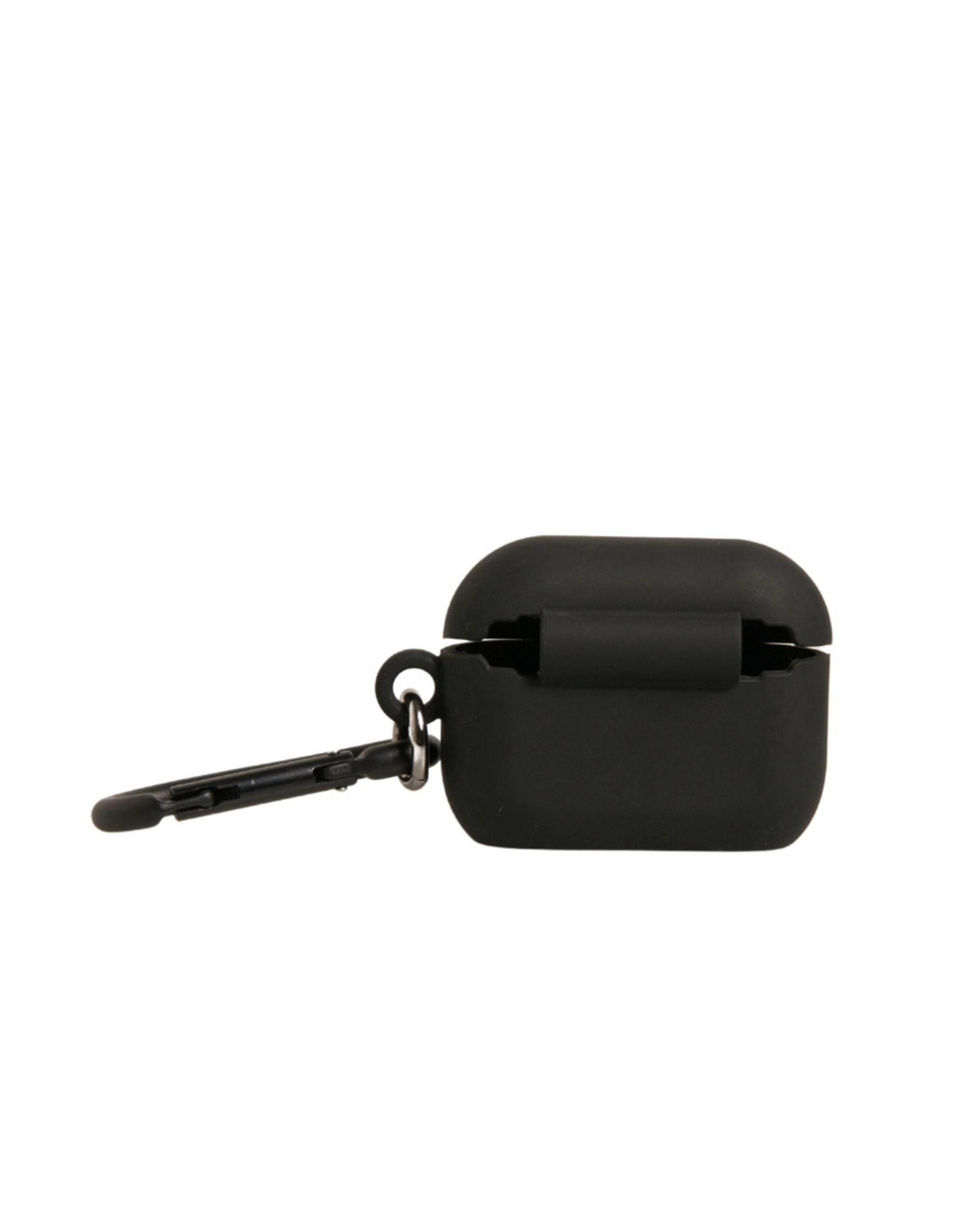 Dolce & Gabbana Black Silicone Rubber Logo Embossed Airpods Case - Hilstor