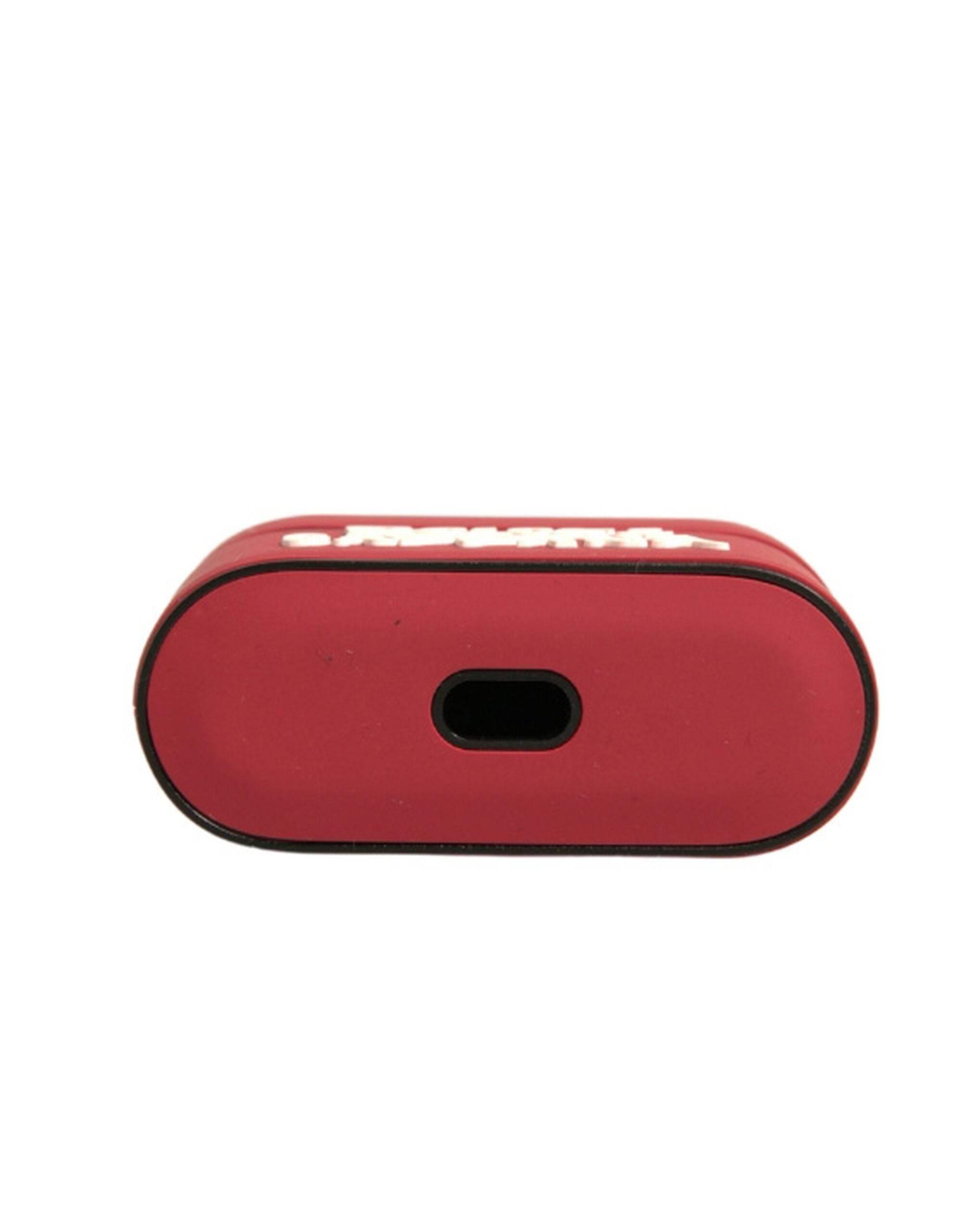 Dolce & Gabbana Red PVC Embossed Logo Plaque Holder Airpods Case - Hilstor
