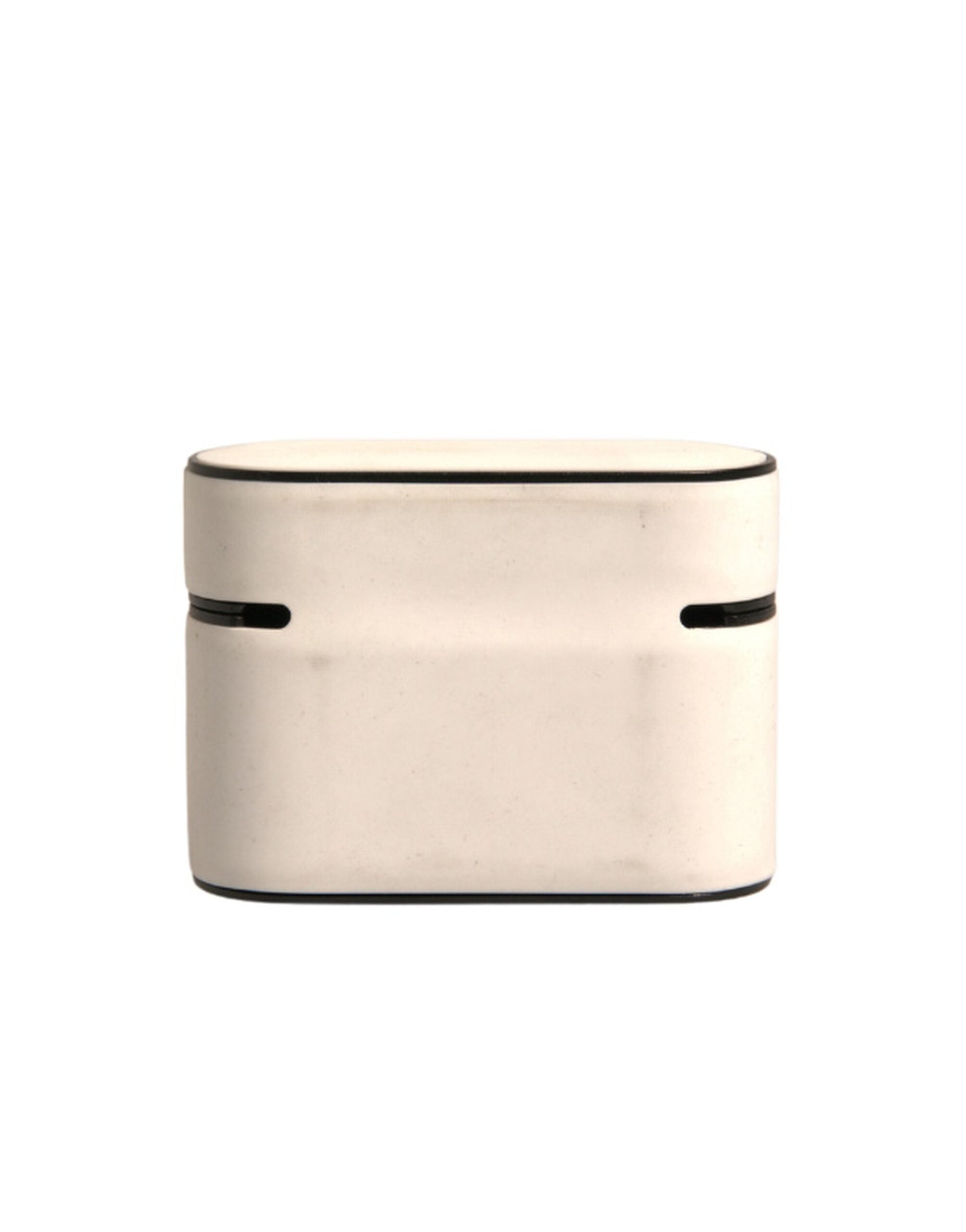 Dolce &amp; Gabbana Hvid PVC-præget logopladeholder Airpods-etui