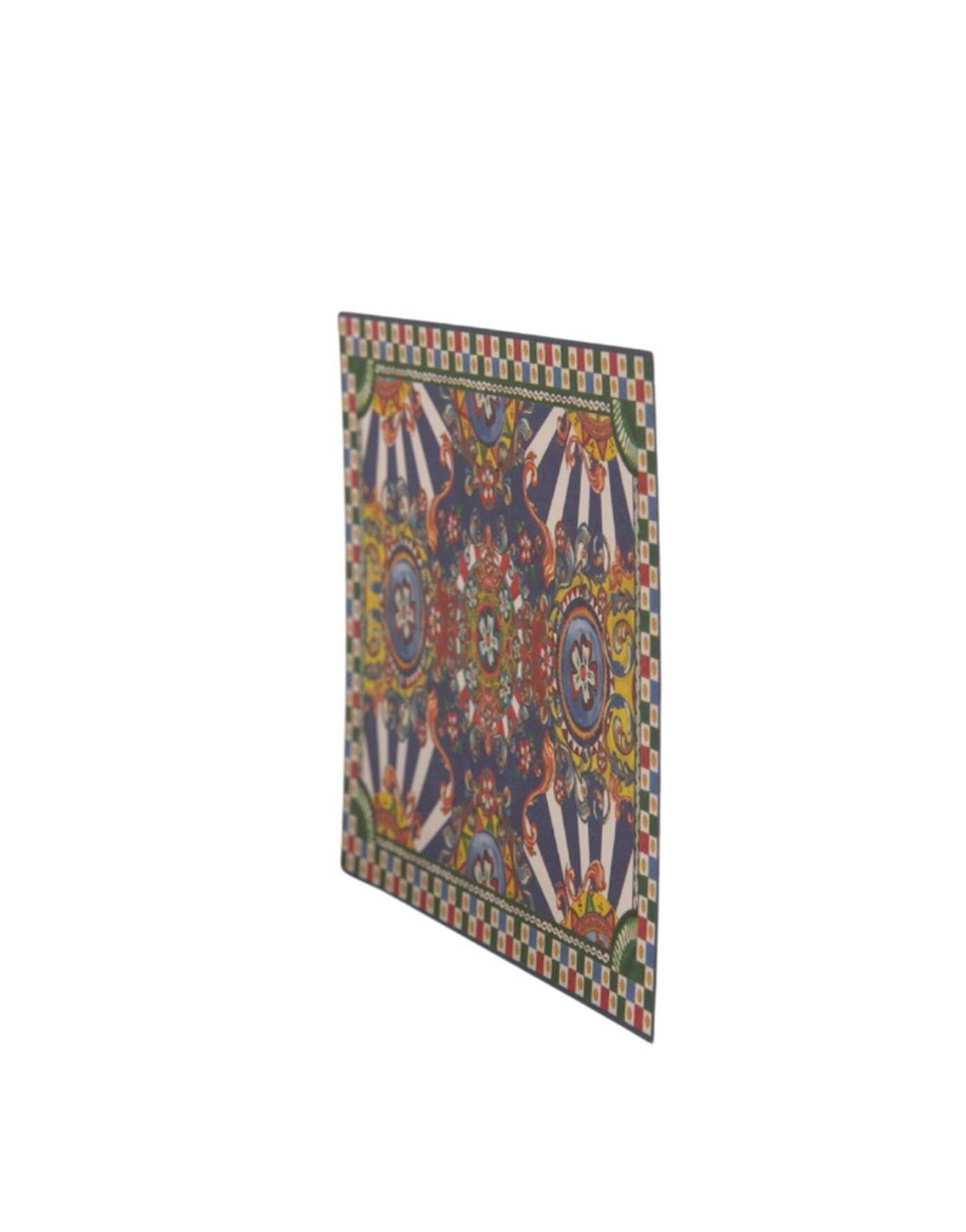 Dolce & Gabbana Multicolor Carretto Siciliano Envelope Post Card Holder - Hilstor