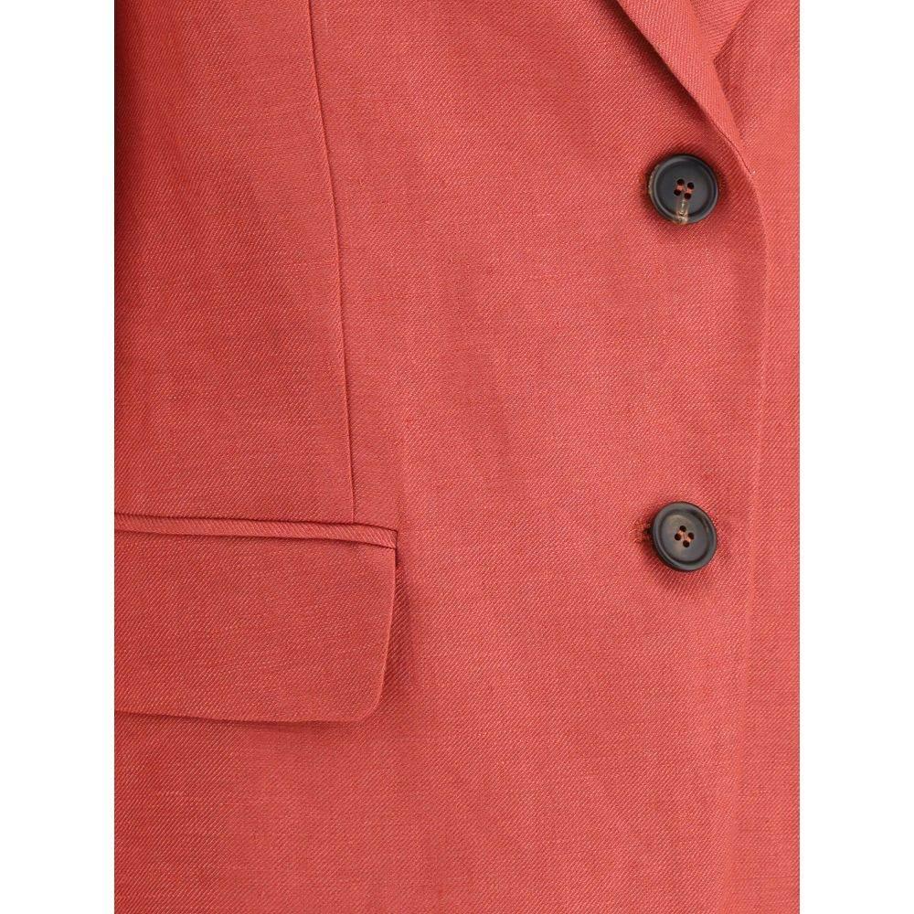 Brunello Cucinelli Hemp Blazer Jacket - Hilstor
