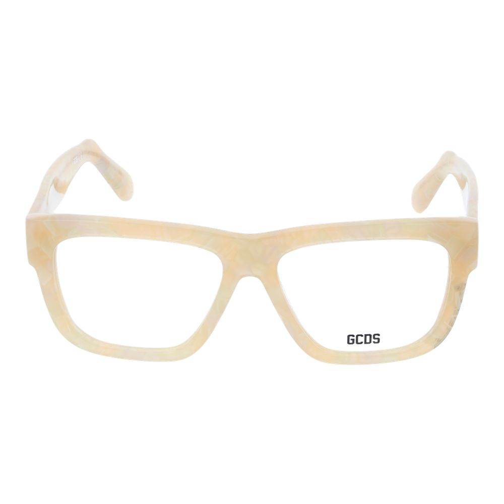 GCDS White Unisex Optical Frames - Hilstor