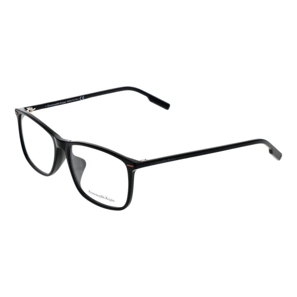 Ermenegildo Zegna Black Men Optical Frames - Hilstor