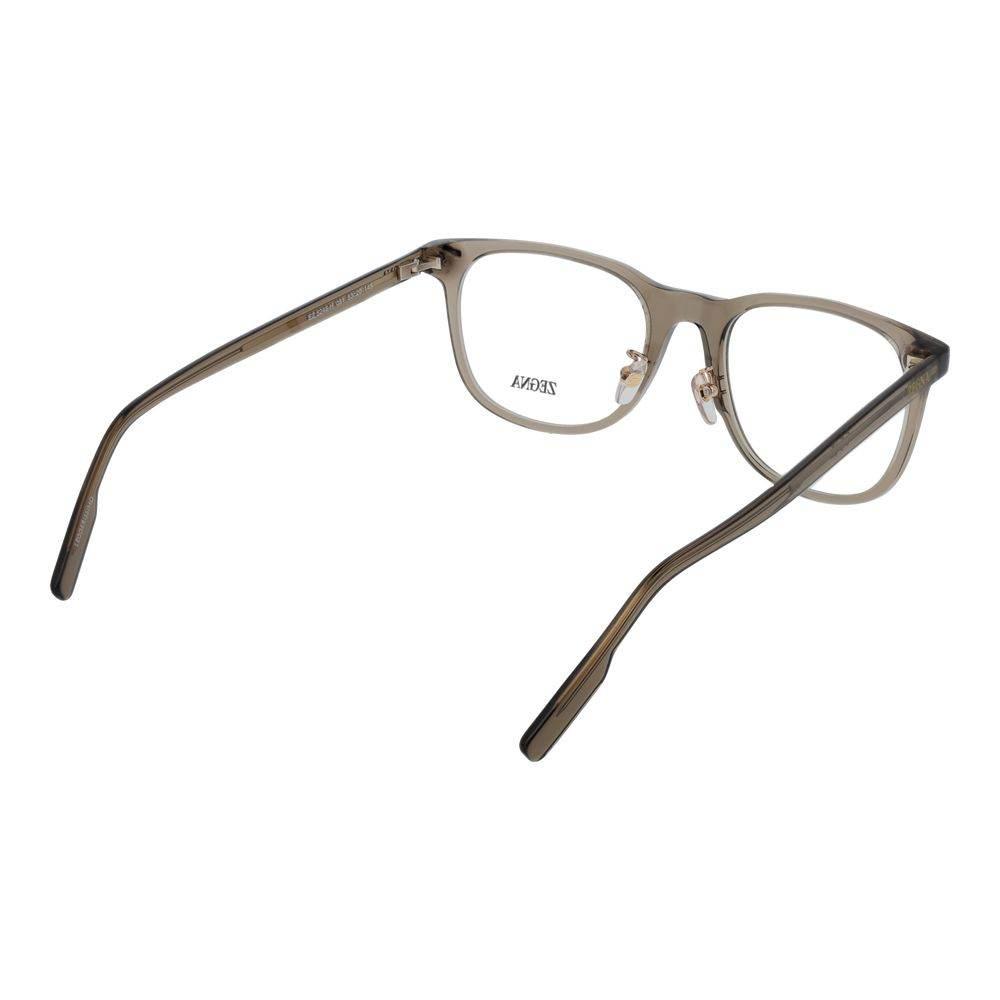 Ermenegildo Zegna Brown Men Optical Frames - Hilstor