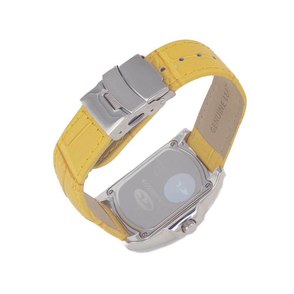 Chronotech Yellow Leather Watch - Hilstor