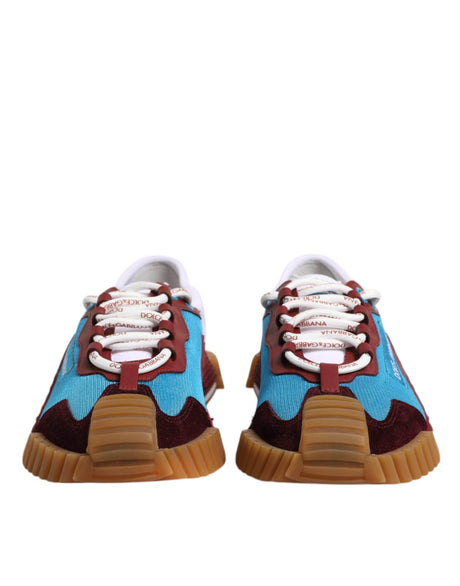 Dolce & Gabbana Multicolor Nylon NS1 Low Top Sneakers Shoes - Hilstor