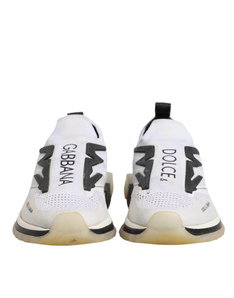 Dolce & Gabbana White SORRENTO Sport Stretch Sneakers Shoes - Hilstor