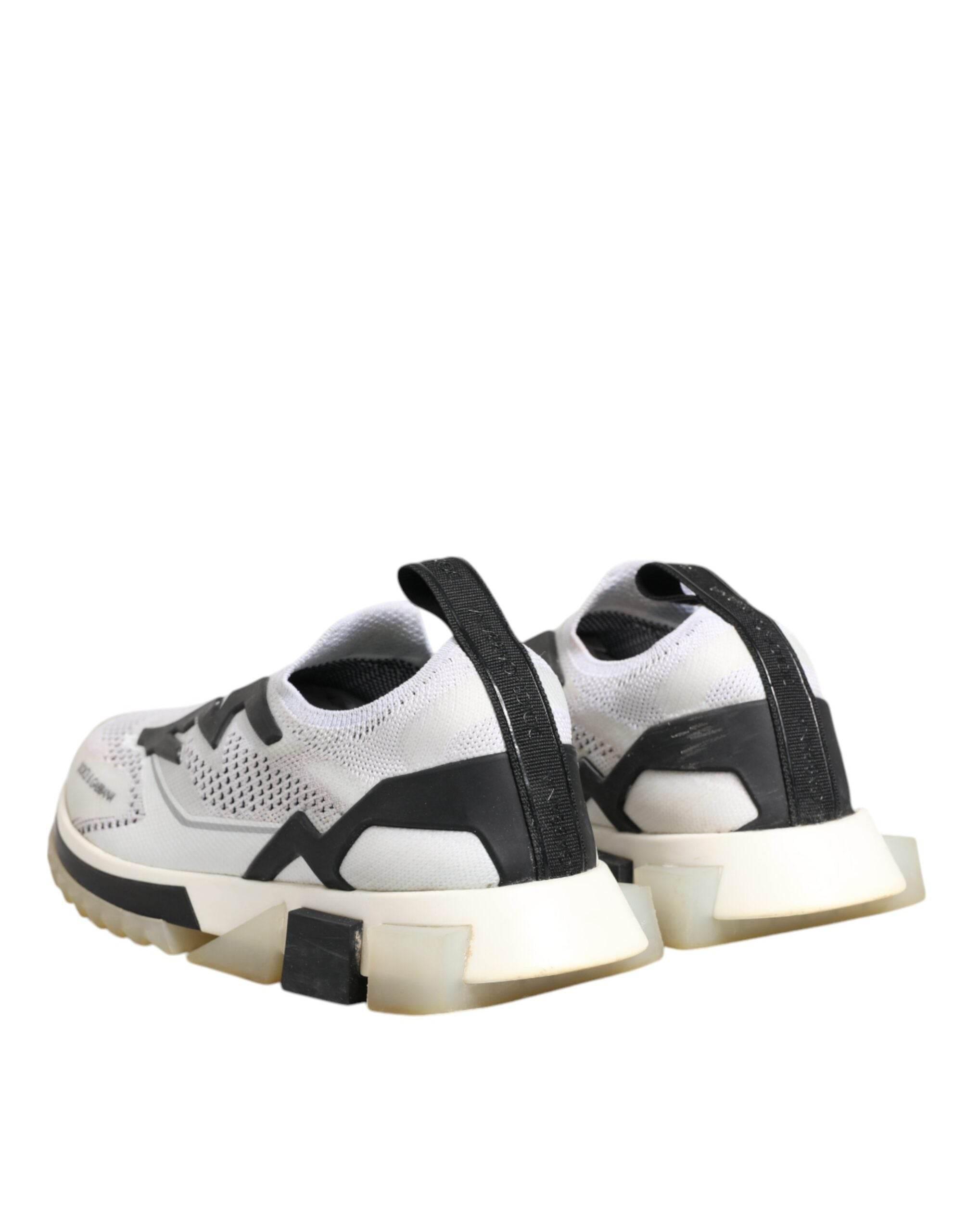Dolce & Gabbana White SORRENTO Sport Stretch Sneakers Shoes - Hilstor