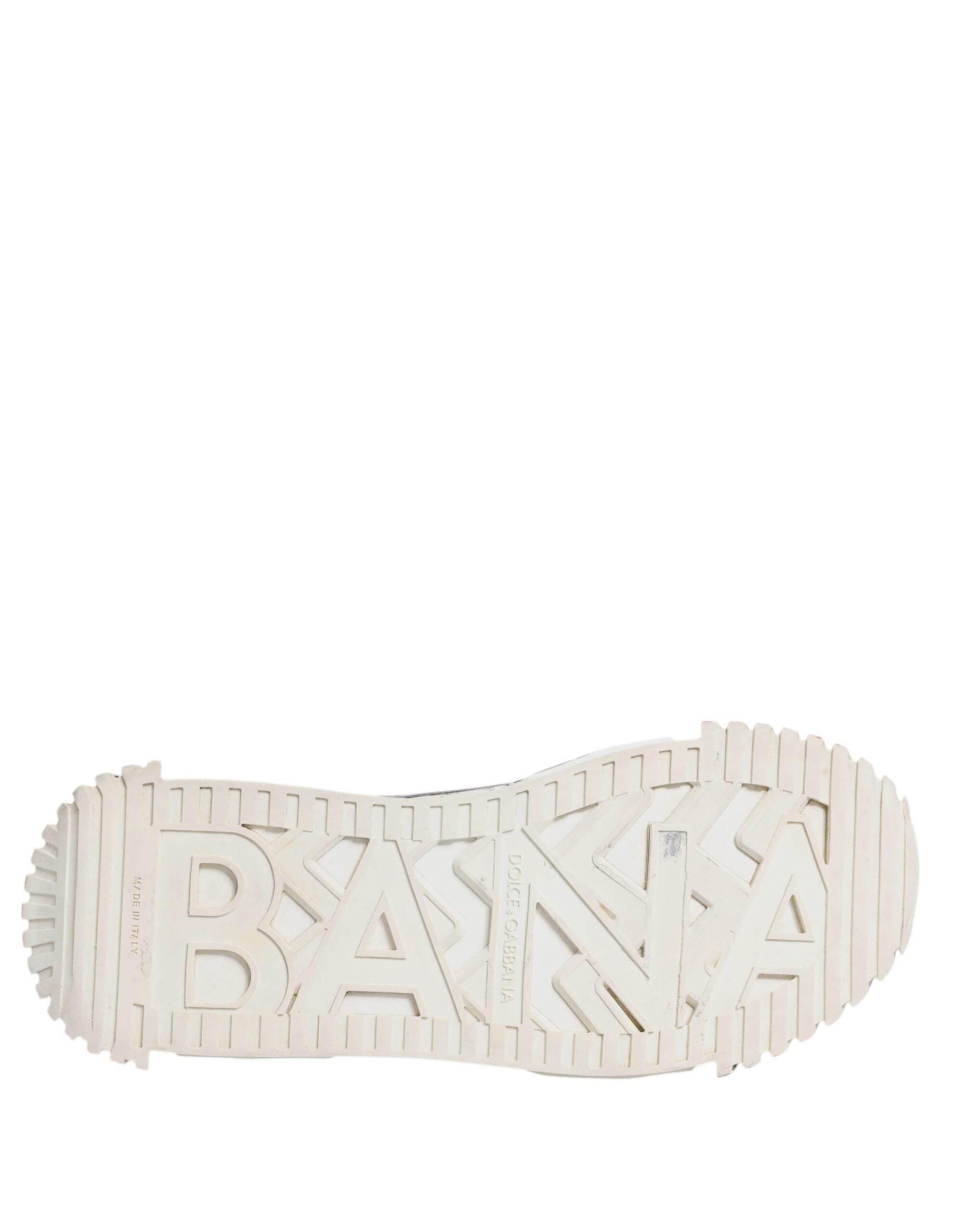 Dolce & Gabbana Multicolor Suede Fabric NS1 Sneakers Shoes - Hilstor