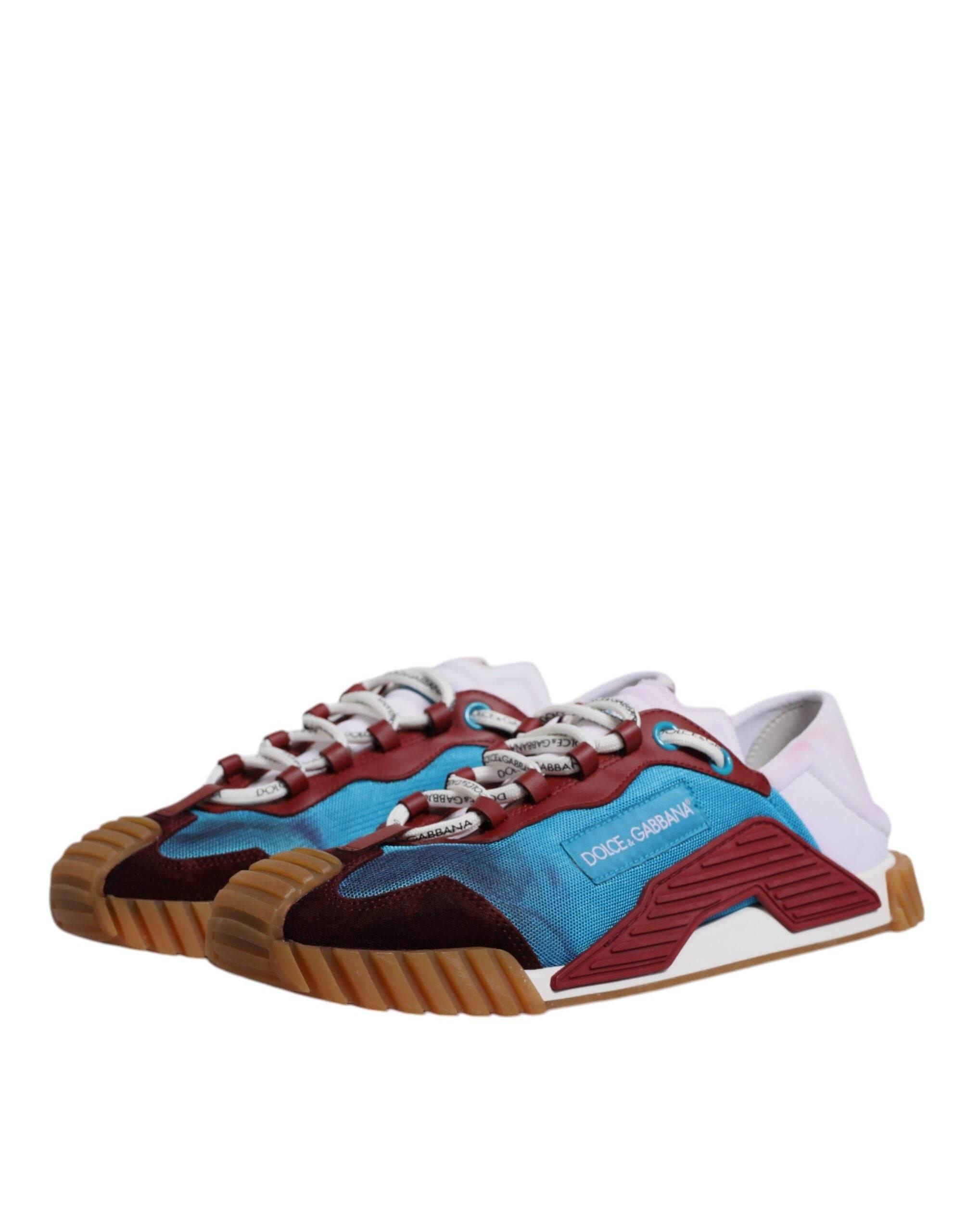 Dolce & Gabbana Multicolor Leather NS1 Low Top Sneakers Shoes - Hilstor