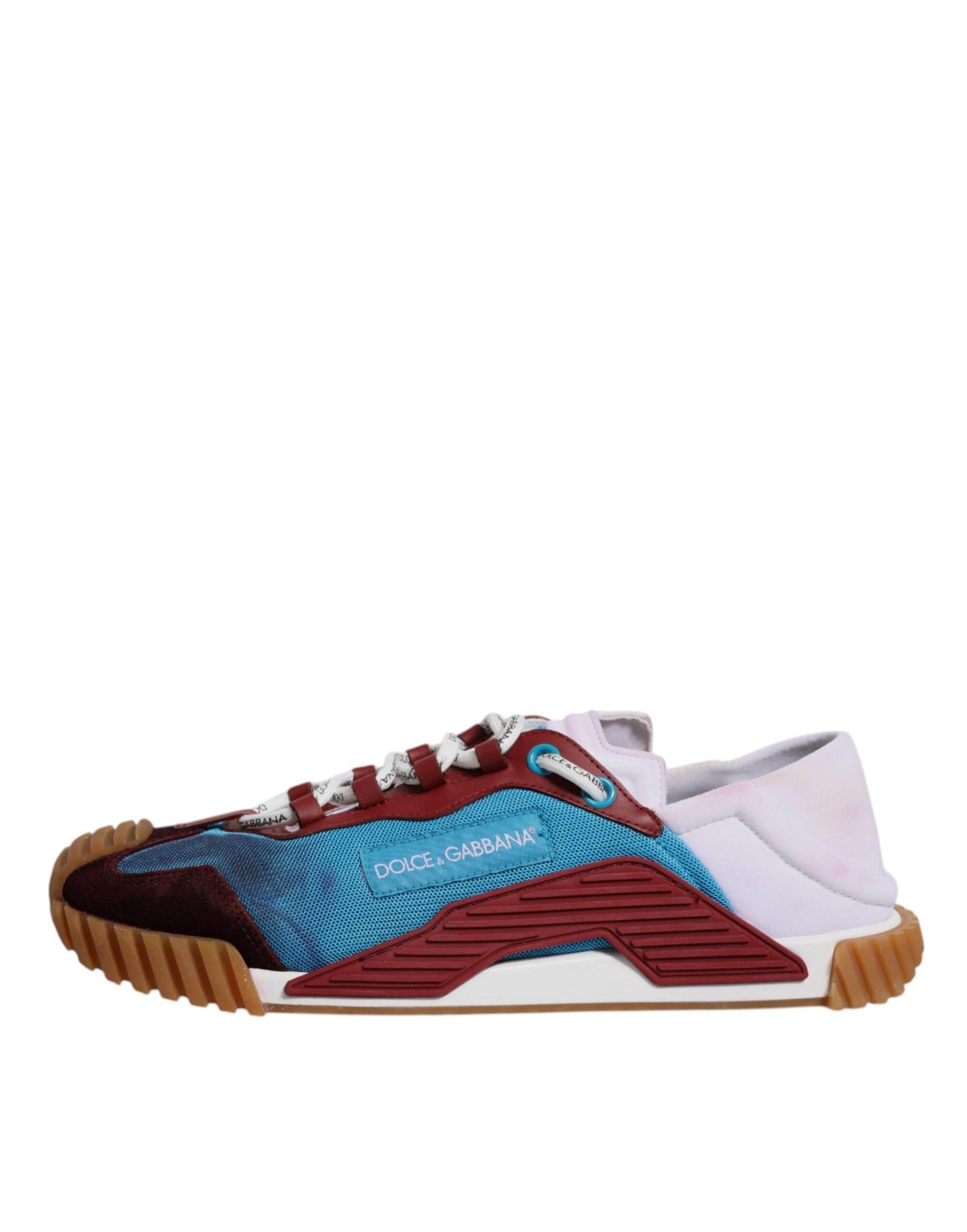 Dolce & Gabbana Multicolor Leather NS1 Low Top Sneakers Shoes - Hilstor