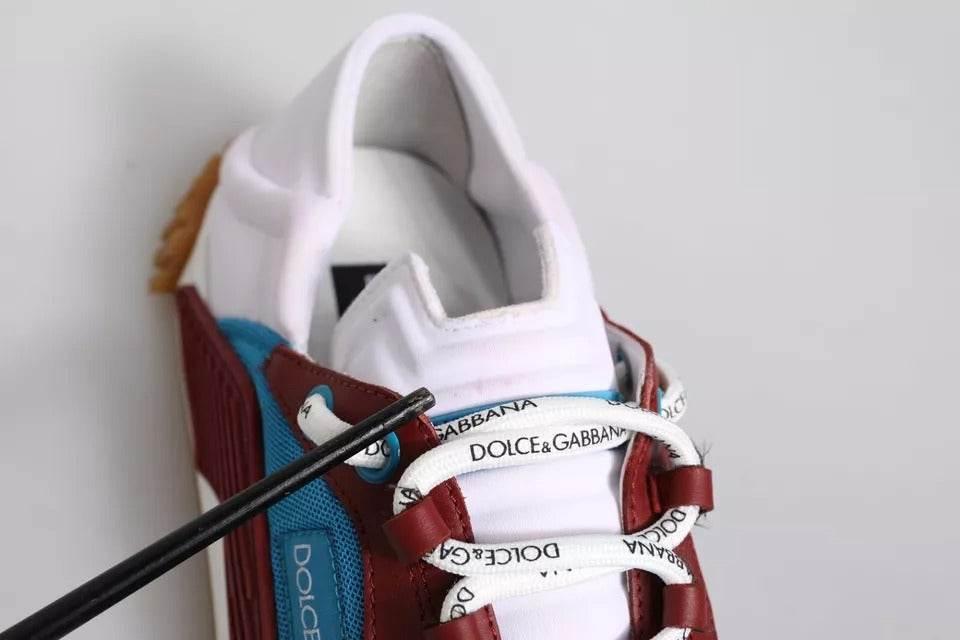 Dolce & Gabbana Multicolor Leather NS1 Low Top Sneakers Shoes - Hilstor
