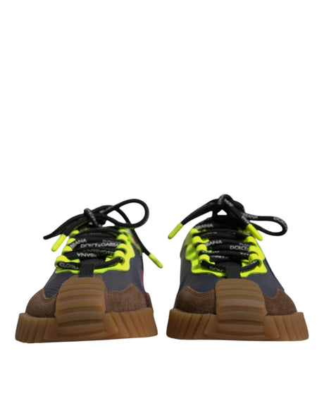 Dolce & Gabbana Multicolor Nylon Low Top NS1 Sneakers Shoes - Hilstor