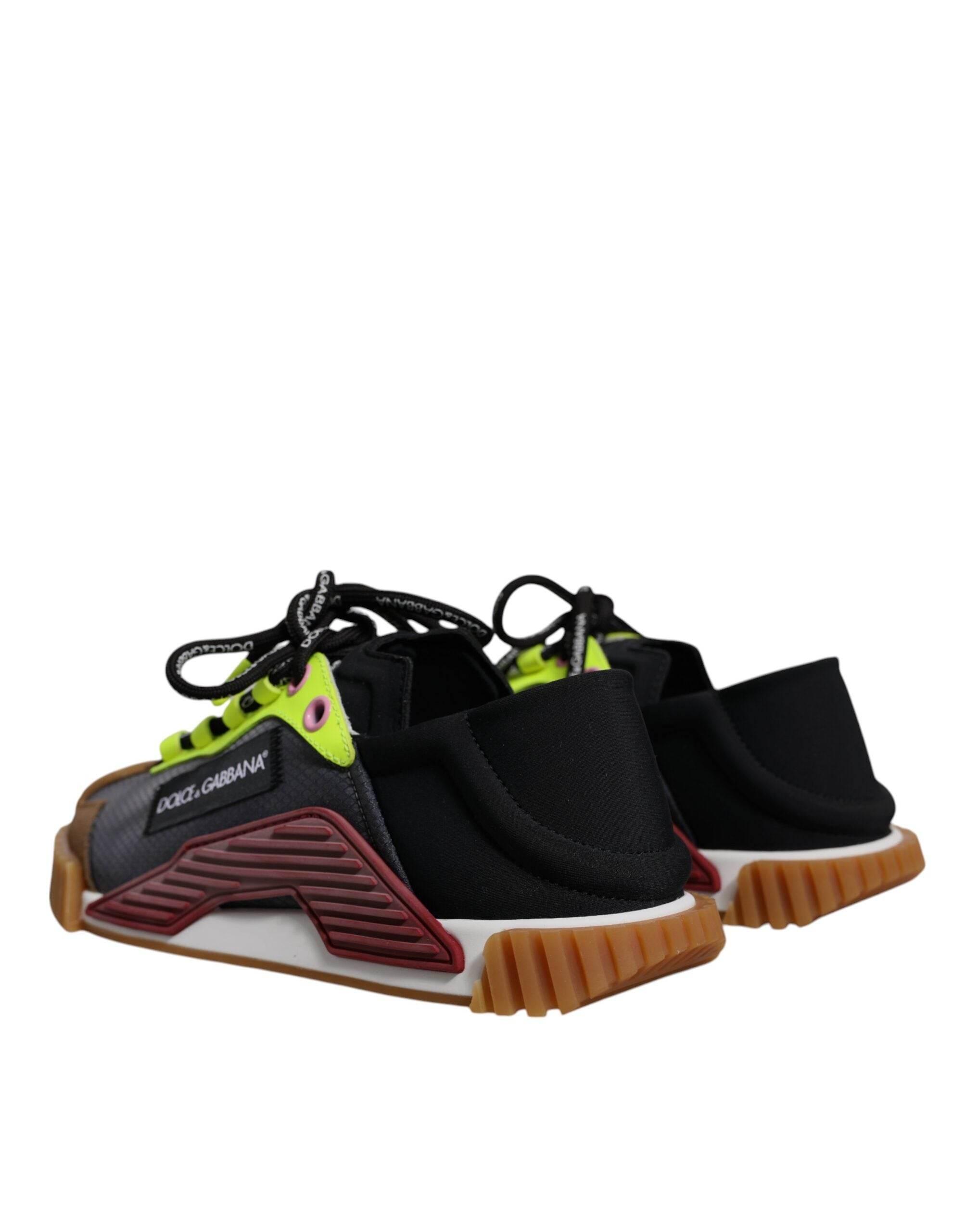 Dolce & Gabbana Multicolor Nylon Low Top NS1 Sneakers Shoes - Hilstor