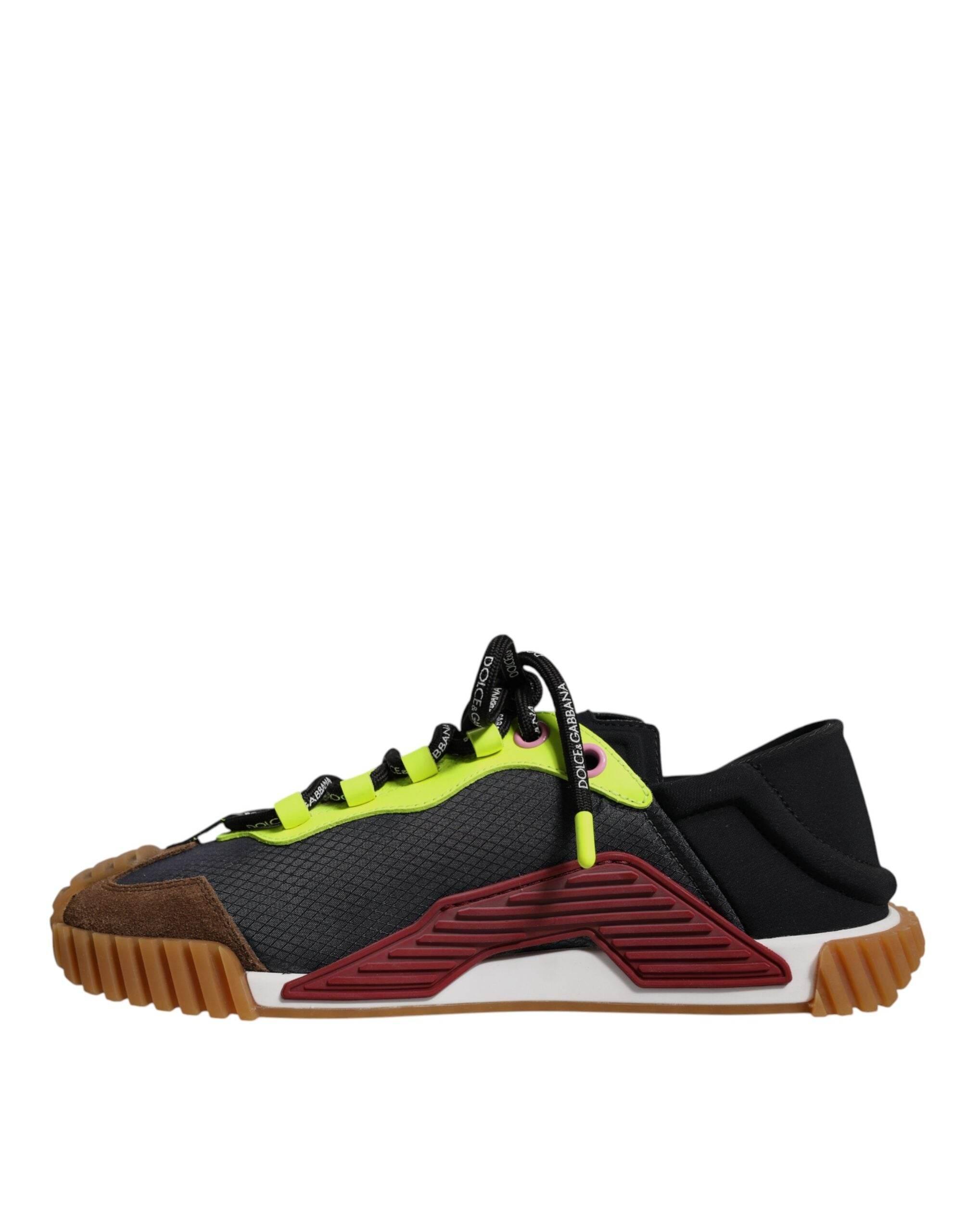 Dolce & Gabbana Multicolor Nylon Low Top NS1 Sneakers Shoes - Hilstor
