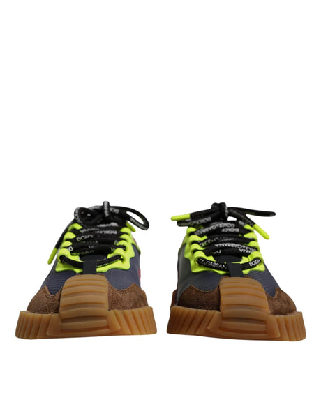 Dolce & Gabbana Multicolor Nylon Low Top NS1 Sneakers Shoes - Hilstor