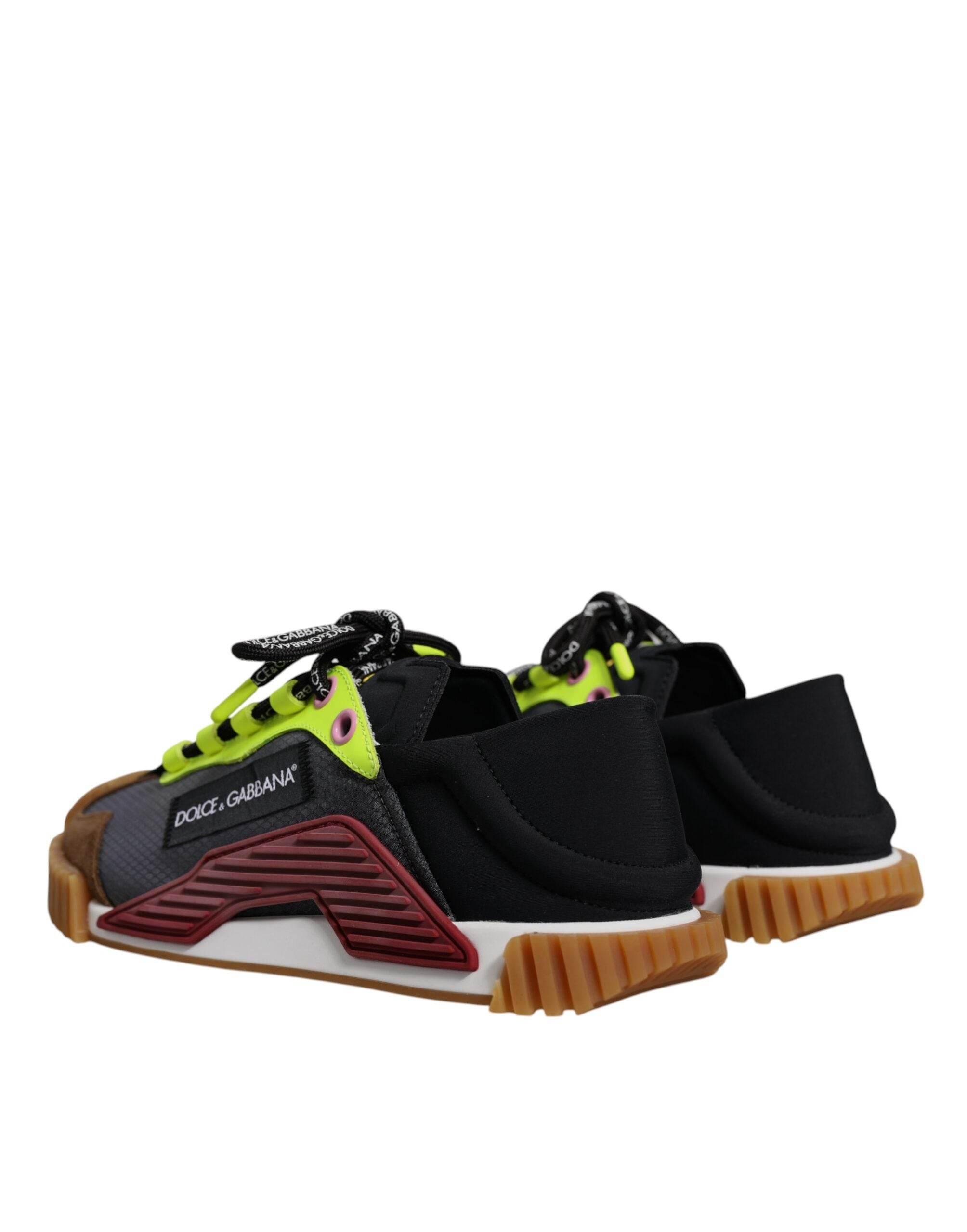 Dolce & Gabbana Multicolor Nylon Low Top NS1 Sneakers Shoes - Hilstor