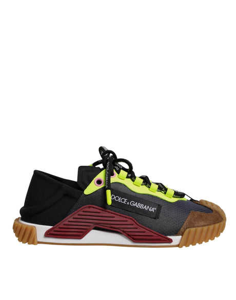 Dolce & Gabbana Multicolor Nylon Low Top NS1 Sneakers Shoes - Hilstor