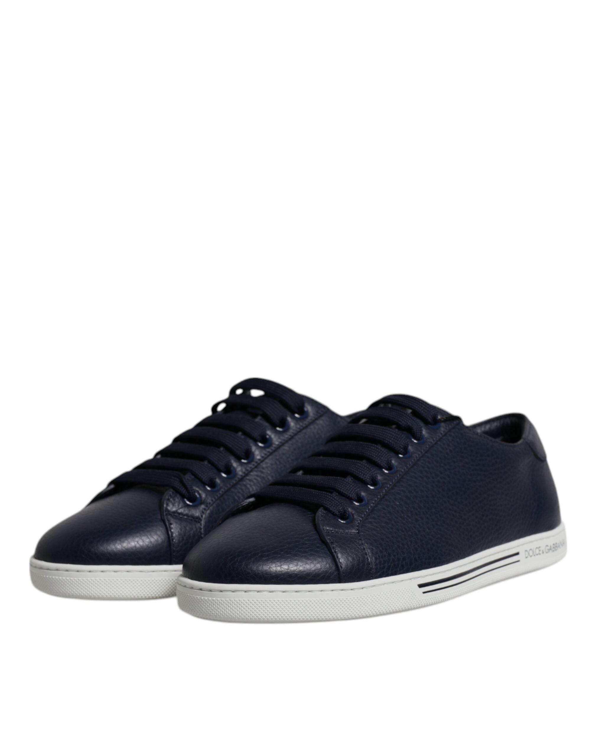 Dolce & Gabbana Blue Low Top Men Saint Tropez Sneakers Shoes - Hilstor