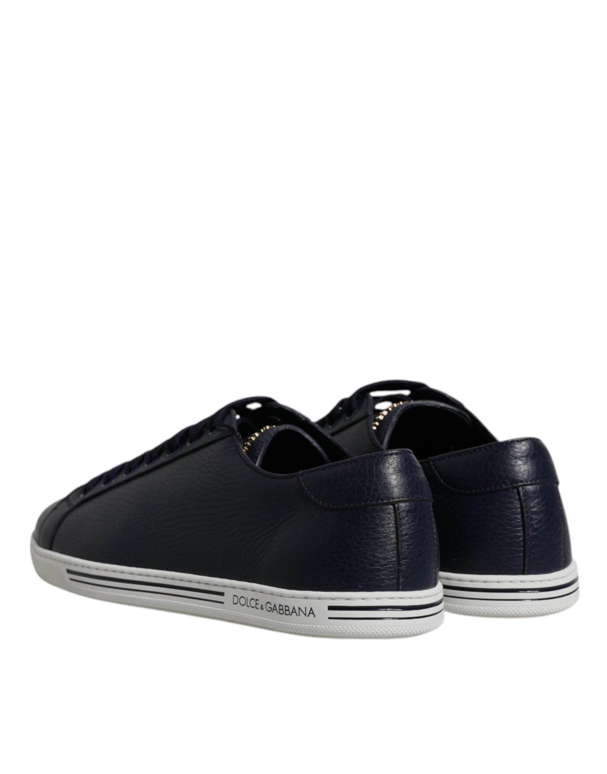 Dolce & Gabbana Blue Low Top Men Saint Tropez Sneakers Shoes - Hilstor