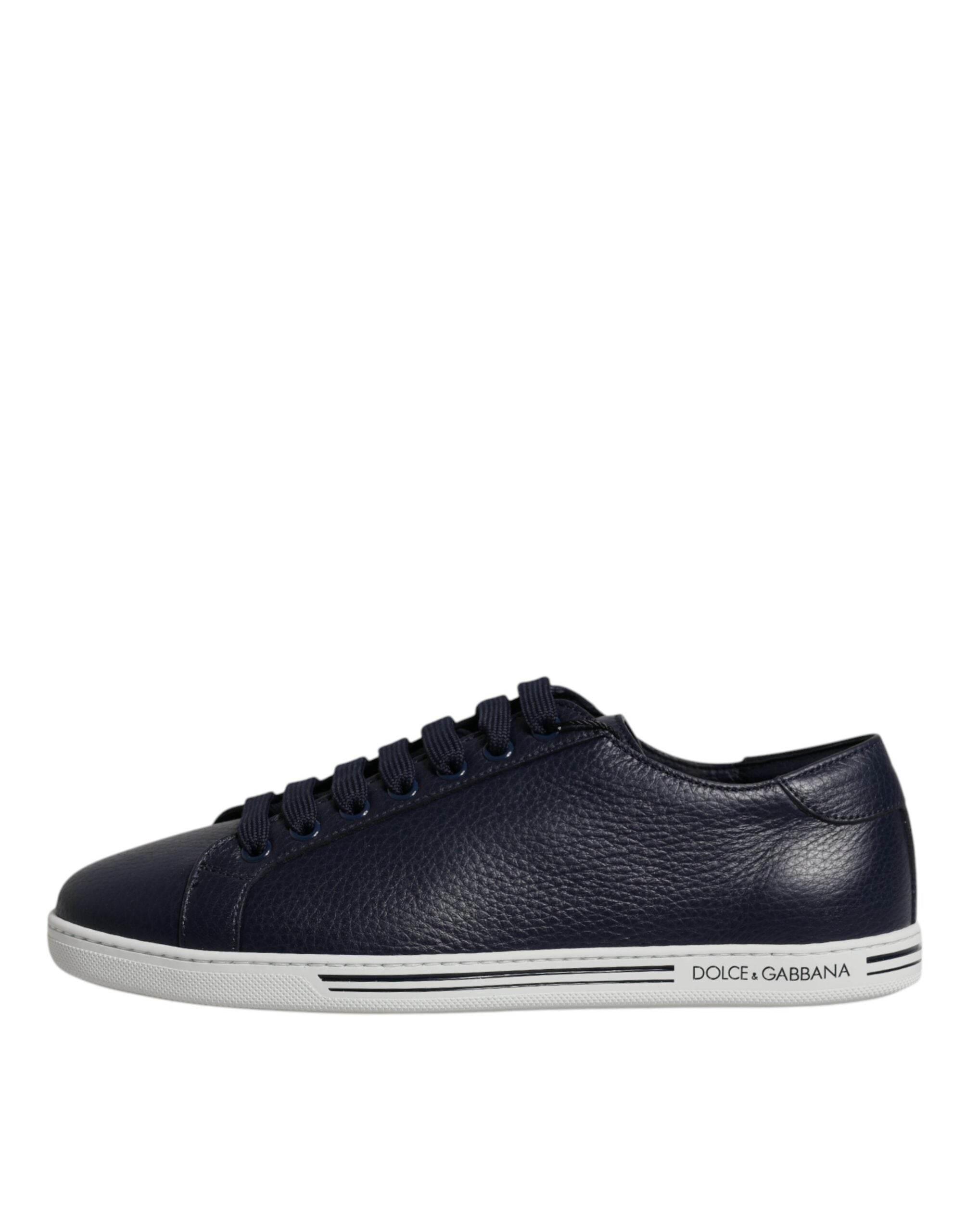 Dolce & Gabbana Blue Low Top Men Saint Tropez Sneakers Shoes - Hilstor