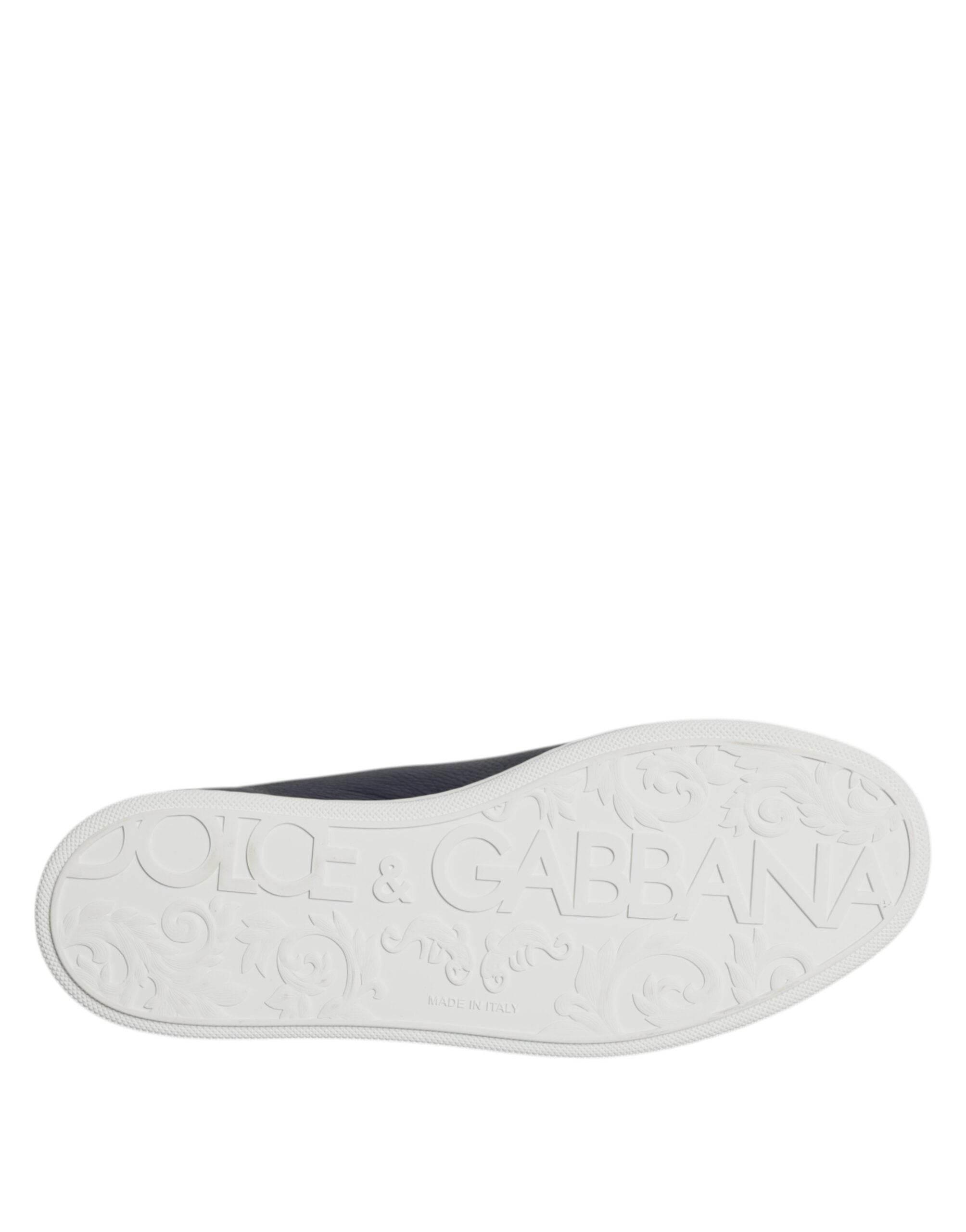 Dolce & Gabbana Blue Low Top Men Saint Tropez Sneakers Shoes - Hilstor
