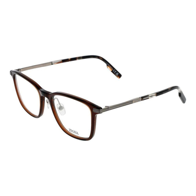 Ermenegildo Zegna Brown Men Optical Frames - Hilstor