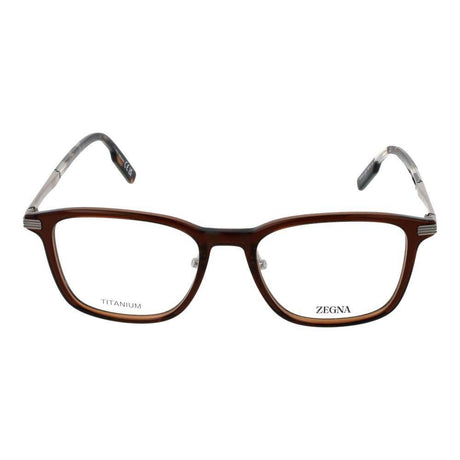Ermenegildo Zegna Brown Men Optical Frames - Hilstor