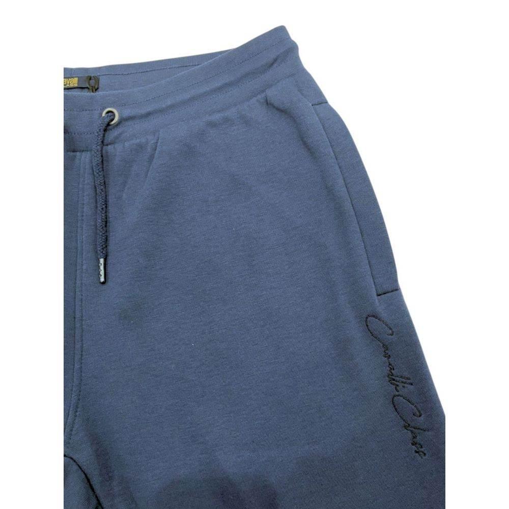 Cavalli Class Blue Polyester Women Pant - Hilstor