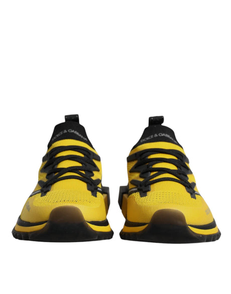 Dolce & Gabbana Yellow SORRENTO Sport Stretch Sneakers Shoes - Hilstor