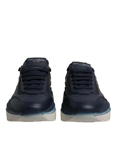 Dolce & Gabbana Navy Blue Daymaster Low Top Men Sneakers Shoes - Hilstor