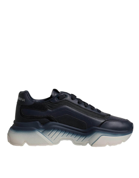 Dolce & Gabbana Navy Blue Daymaster Low Top Men Sneakers Shoes - Hilstor