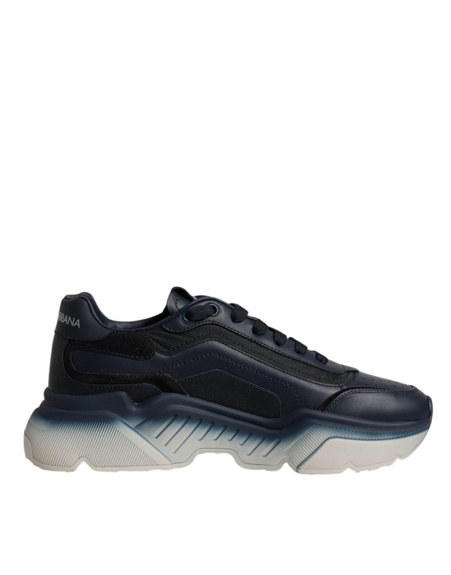 Dolce & Gabbana Navy Blue Daymaster Low Top Men Sneakers Shoes - Hilstor