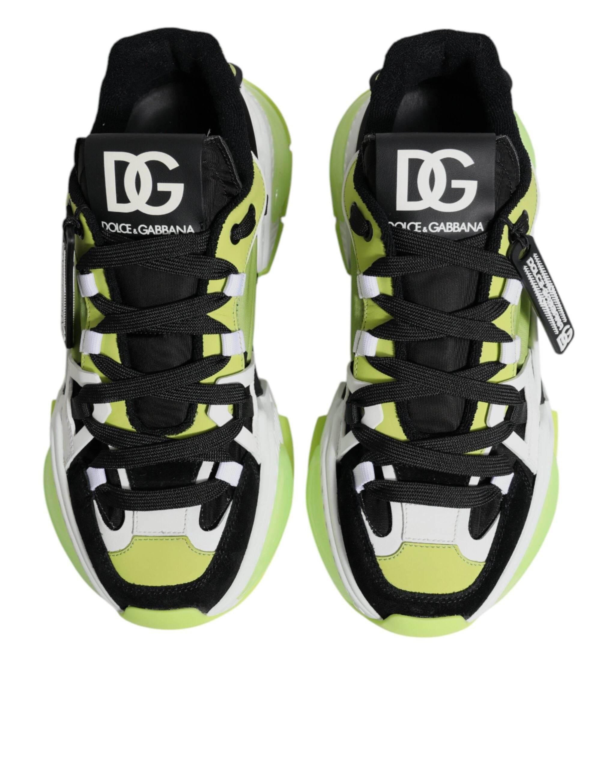 Dolce & Gabbana Multicolor Airmaster Low Top Sneakers Shoes - Hilstor