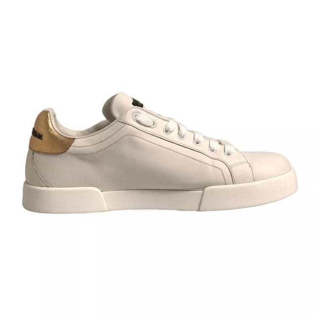 Dolce & Gabbana White Crown Patch Portofino Sneakers Shoes (Copy) - Hilstor