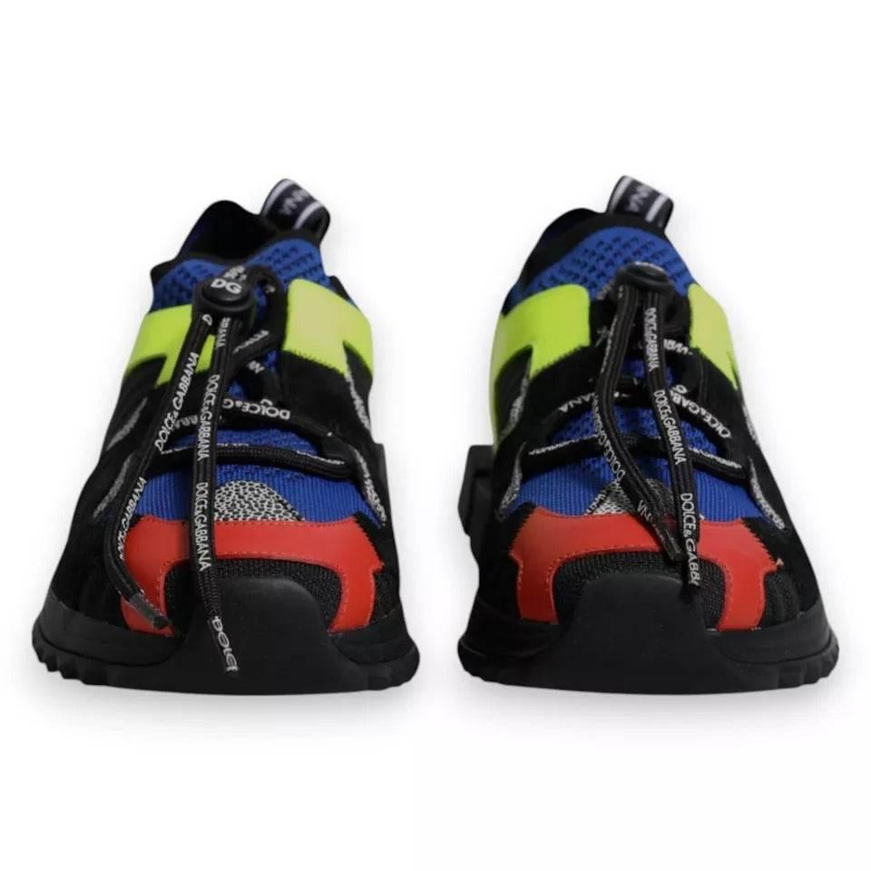 Dolce & Gabbana Multicolor Low Top Sorrento Sneakers Shoes - Hilstor