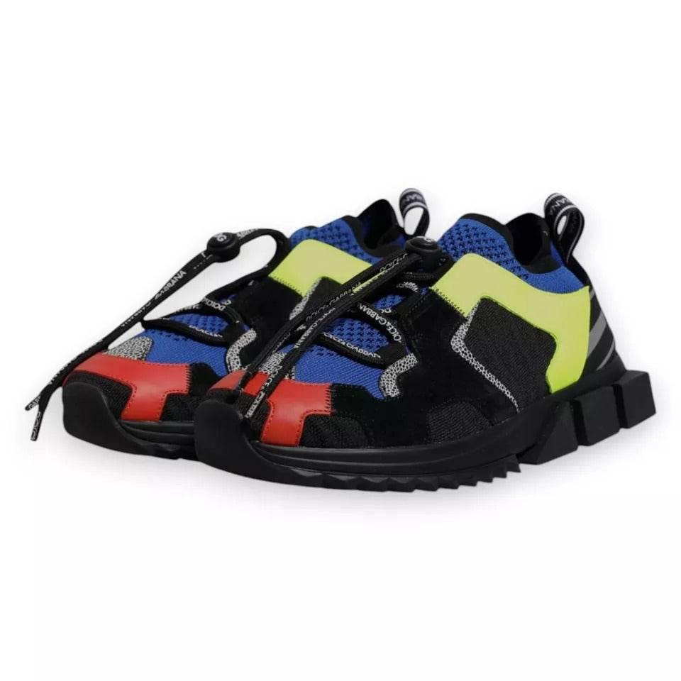 Dolce & Gabbana Multicolor Low Top Sorrento Sneakers Shoes - Hilstor
