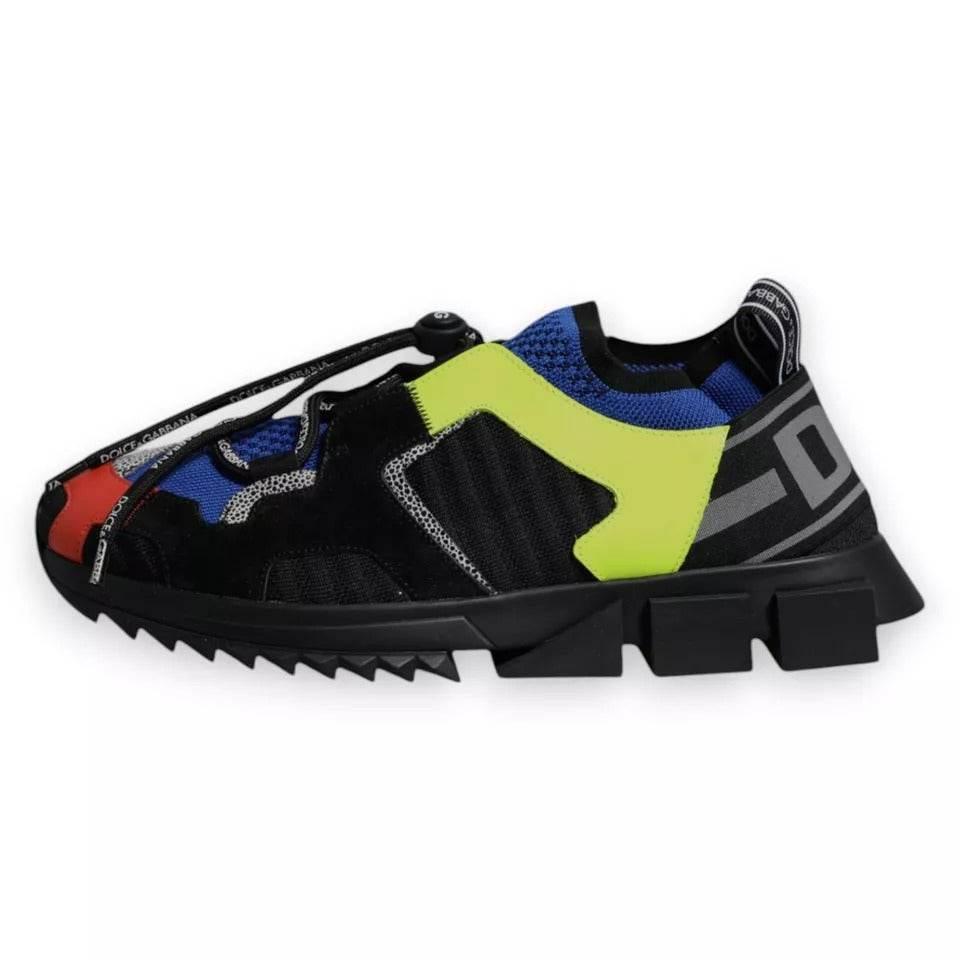 Dolce & Gabbana Multicolor Low Top Sorrento Sneakers Shoes - Hilstor