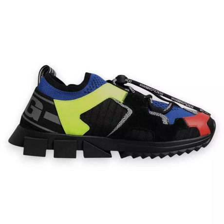 Dolce & Gabbana Multicolor Low Top Sorrento Sneakers Shoes - Hilstor