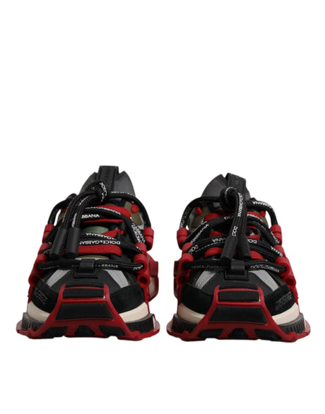 Dolce & Gabbana Multicolor Panelled Space Sneakers Shoes - Hilstor