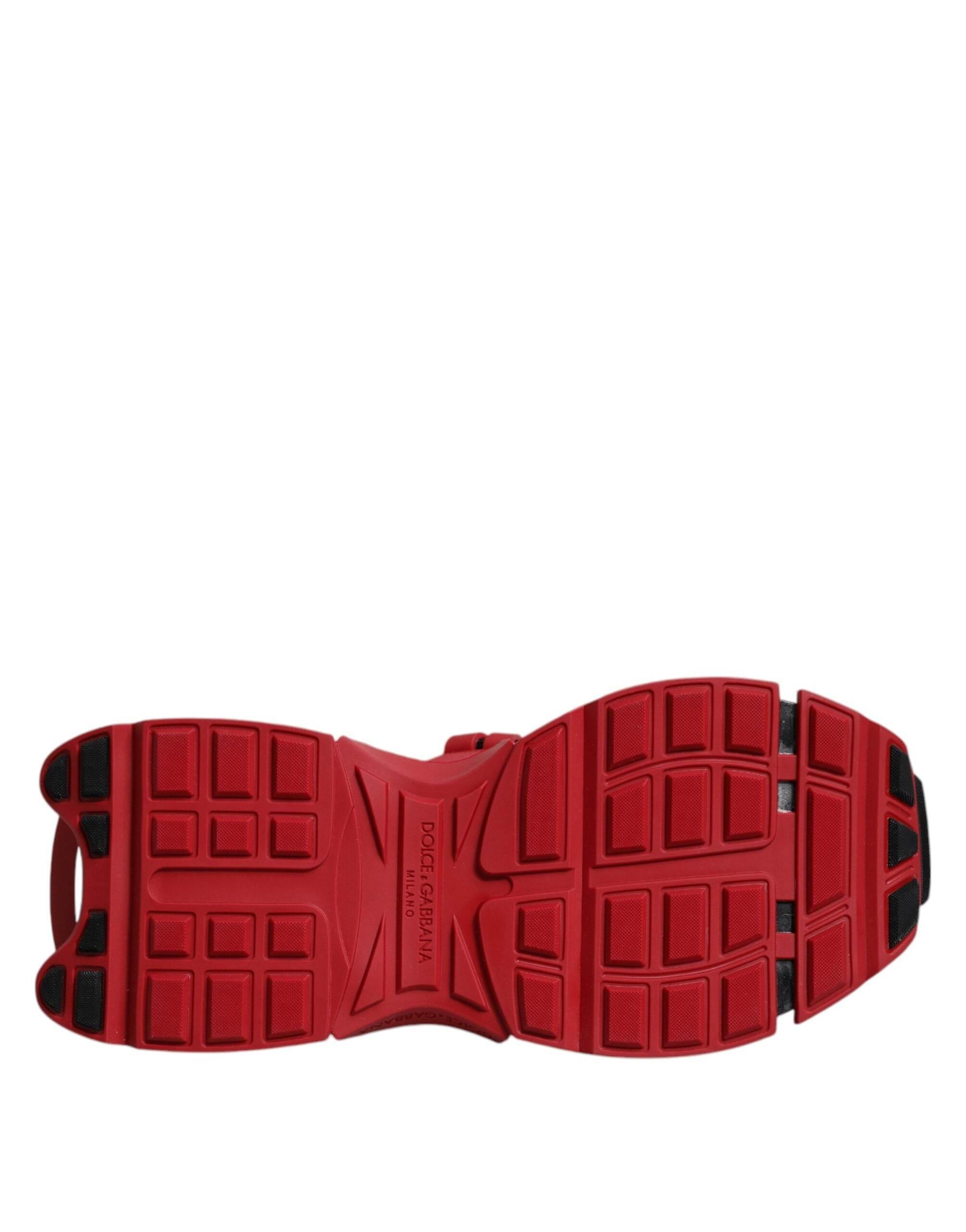 Dolce & Gabbana Multicolor Panelled Space Sneakers Shoes - Hilstor