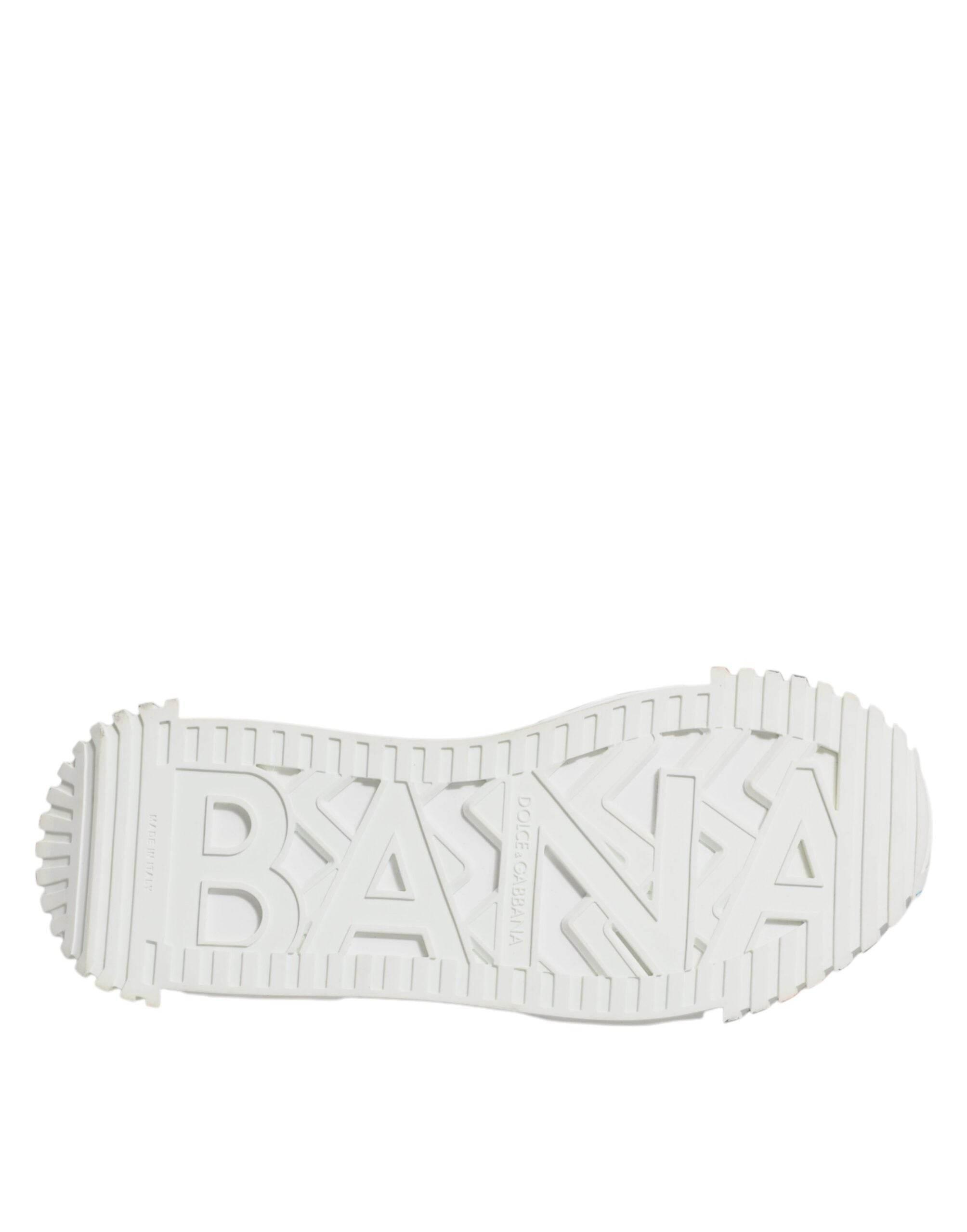 Dolce & Gabbana Multicolor Suede Fabric NS1 Sneakers Shoes - Hilstor