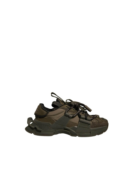 Dolce & Gabbana Military Green Space Low Top Sneakers Shoes - Hilstor
