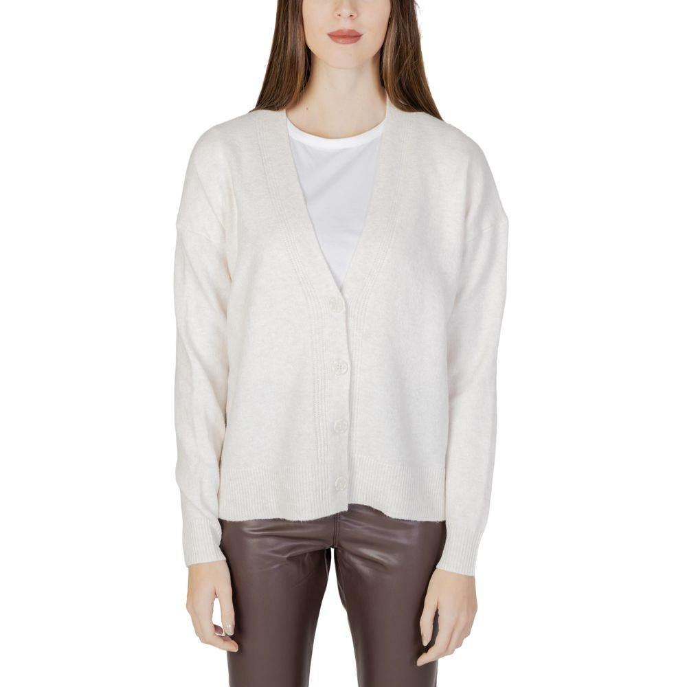 Street One Cream Cotton Cardigan - Hilstor