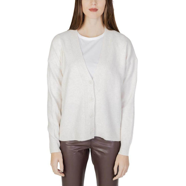 Street One Cream Cotton Cardigan - Hilstor